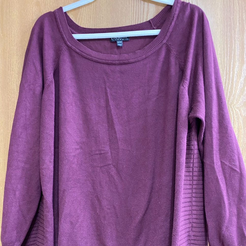 Scoop neck sweater Lane Bryant
